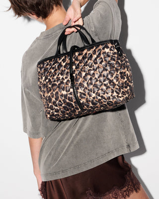 Medium Astor Top Handle - Leopard