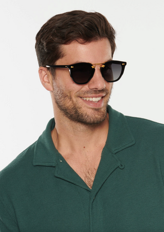 BEAU NYLON | Black + Shadow 24K Polarized