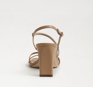 Emmie Strappy Heel Sandal - French Sand Leather