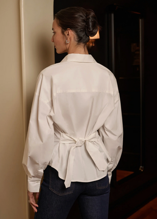The Back Story Skirt - White