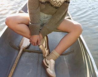 Merit Sneaker - White Gold Leather