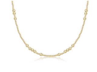 Choker Beaded - Hope Unwritten Gold 4mm
