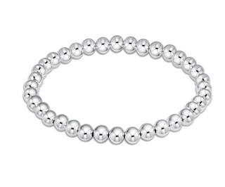Classic Sterling 5mm Bead Bracelet - Silver