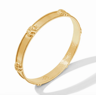 Elephant Bangle-Gold-S