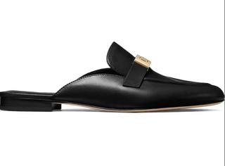 Lee Lee Loafer Mule - Perfect Black