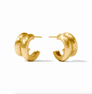 Havana Double Hoop-Gold-OS