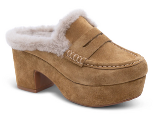 Genna Mule - Camel Suede