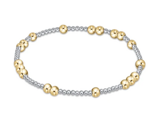 Hope Unwritten 5MM Bead Bracelet - Mixed Metal