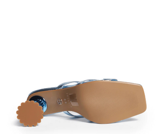 Cecelia Heel - Blue Metallic