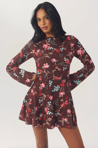 Prescott Dress - Brown/Multi