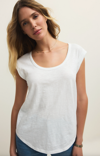 Per Diem Tee - White