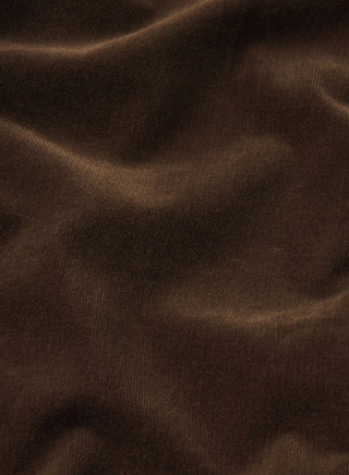 Le Sleek Straight Corduroy - Bitter Chocolate