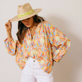 Lucia Top - Island Blooms