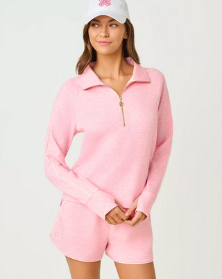 Elemis Pullover - Heathered Conch Shell Pink UPF50+