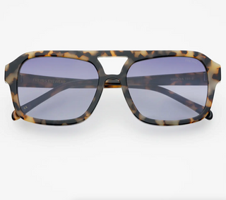 Havana Acetate Aviator Sunglasses - Tortoise