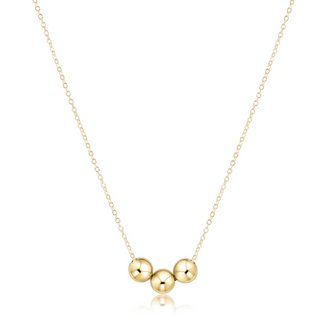 16" Necklace Gold - Joy 6mm
