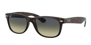 0RB2132 New Wayfarer Matte Havana - Polarized Blue/Green
