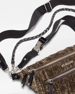 Velvet Small Crosby Crossbody Sling - Pecan Brown