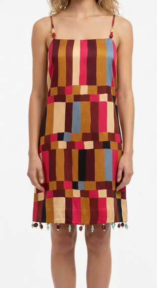 Harper Dress - Autumn Stripe