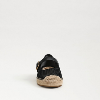 Mackie Mesh Mary Jane Espadrille - Black Mesh