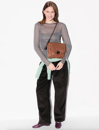 Medium Crosby Lock Crossbody - Terracotta