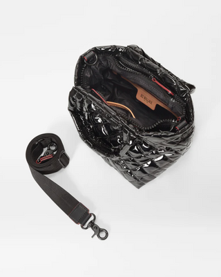 Micro Metro Tote Deluxe - Black Lacquer