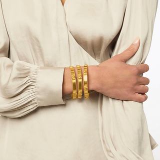 Elephant Bangle-Gold-S