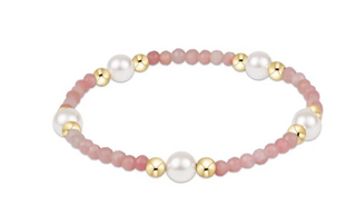 Purpose Pearl 6mm Gem Bracelet - Pink Opal