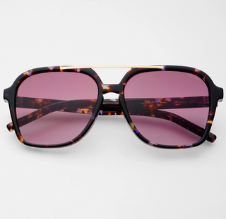 Spencer Unisex Aviator Sunglasses - Lavender