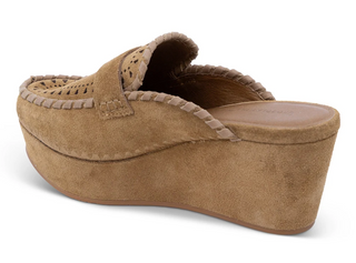 Welsh Mule - Camel Suede