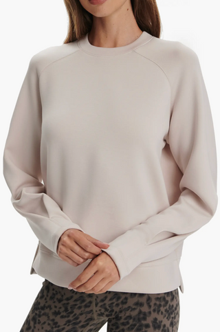 Zoysia Crew Neck Midlayer - Silver Gray