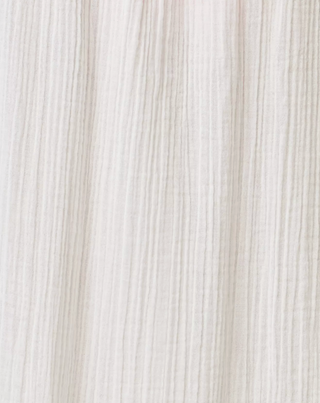 Enzo Maxi Skirt Coverup - Resort White