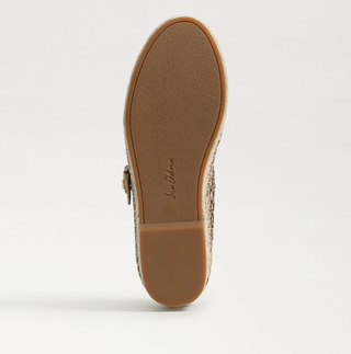 Mackie Mesh Mary Jane Espadrille - Brushed Gold/Cyprus Tan