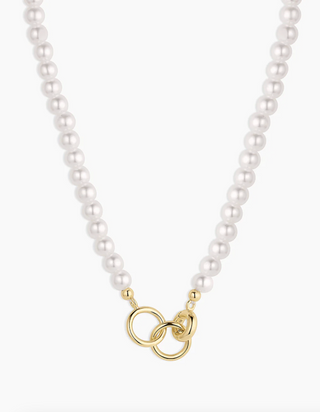 Finley Pearl Necklace - Gold