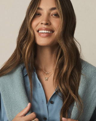 Bow Necklace - Gold