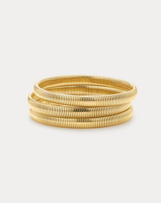 Mini Flex Snake Chain Bracelet (Single Bracelet) - Gold