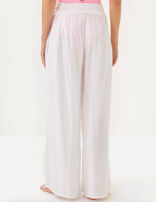 Enzo Pant Coverup - Resort White