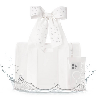 Case-Mate Ivory Pearl Bow Jelly Tote Bag