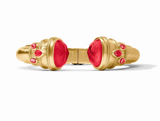 Cannes Cuff - Gold Iridescent Strawberry - S