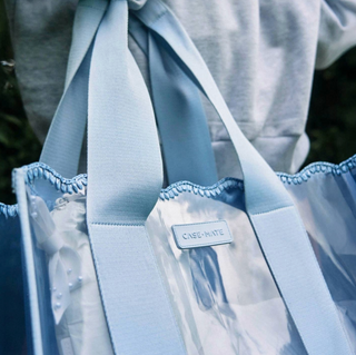 Case-Mate Carolina Blue Crochet Wave Jelly Tote Bag