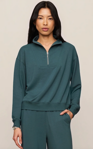 Gate Check Modal Sweatshirt - Emerald Cove
