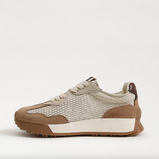 Langley Mesh Fabric - Modern Ivory Mesh Fabric/Suede