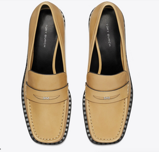 Square Toe Loafer 25MM - Honeycomb Tan