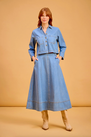 Megs Top - Denim