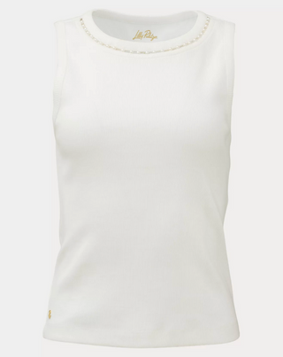 Vanna Knit Top - Resort White