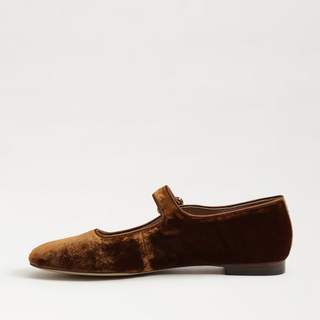Michaela Flat - Spiced Carmel Brown Velvet