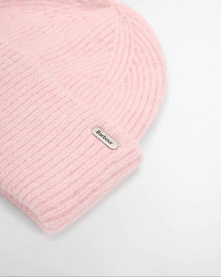 Barbour Enid Knitted Beanie - Candy Pink