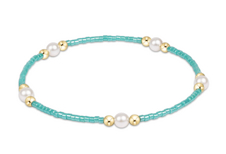 Hope Purpose Pearl Bracelet - Sea Glass
