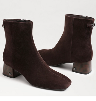 Paige Bootie - Cafe Noir Savory Suede