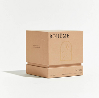Boheme Scented Soy Wax Candle - Havana